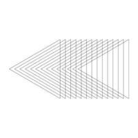 Geometric Fractal Abstract Shape vector
