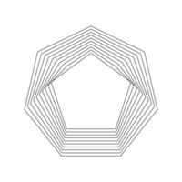 geométrico fractal resumen forma vector