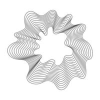 Geometric Fractal Abstract Shape vector