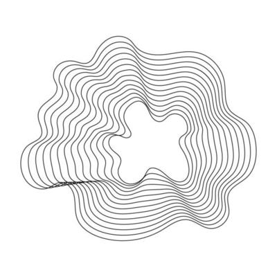 Geometric Fractal Abstract Shape