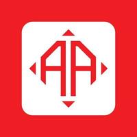 Creative simple Initial Monogram AA Logo Designs. vector