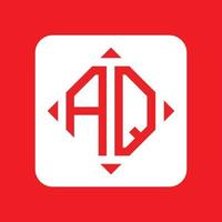 Creative simple Initial Monogram AQ Logo Designs. vector