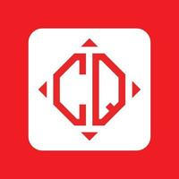 Creative simple Initial Monogram CQ Logo Designs. vector