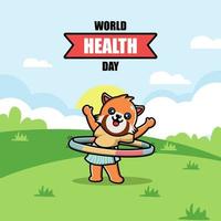 World Health Day Illustration vector