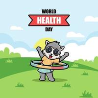 World Health Day Illustration vector