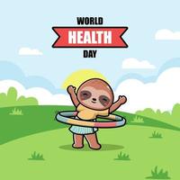 World Health Day Illustration vector