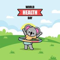 World Health Day Illustration vector