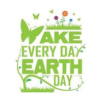 World environment day concept. green eco earth. vector illustration.