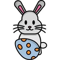 easter bunny which can easily edit or modify vector