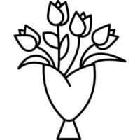 Tulip which can easily edit or modify vector