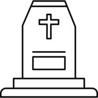 Cemetery which can easily edit or modify vector