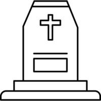 Cemetery which can easily edit or modify vector