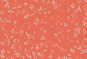 Light colorful vector background with music symbols.