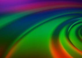 Dark Multicolor, Rainbow vector blurred background.