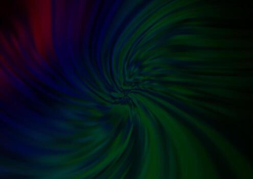 Patrón de vector de arco iris multicolor oscuro con formas de lámpara.