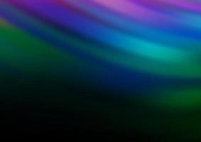 Dark Multicolor, Rainbow vector blurred shine abstract pattern.