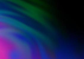 Dark Multicolor, Rainbow vector blurred shine abstract pattern.