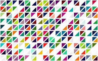 Light Multicolor, Rainbow vector seamless texture in triangular style.