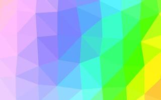 Light Multicolor, Rainbow vector polygon abstract backdrop.