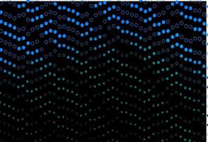 Dark Blue, Green vector texture with disks.