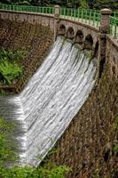 Dam on the river photo