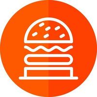 Burger Sandwich Vector Icon Design