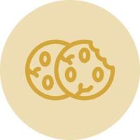 Biscuits Vector Icon Design