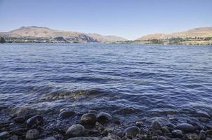 bajo ángulo ver de Columbia río foto