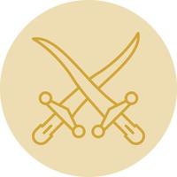 Swords Vector Icon Design