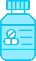 Pills Bottle Vector Icon