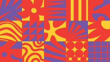 Abstract Pattern Website Design vector