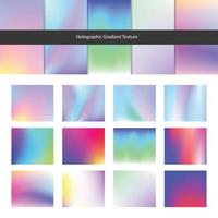 Holographic Gradient Retrofuturism Background vector