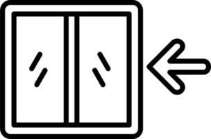 Emergency Exit Door Vector Icon