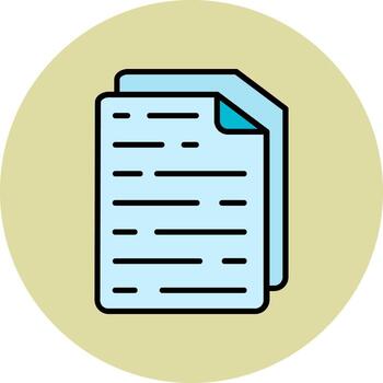 icono de vector de documento