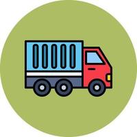 Container Truck Vector Icon