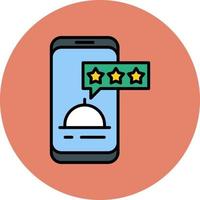 Rating Delivery Vector Icon