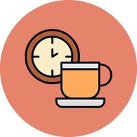 icono de vector de descanso para tomar café