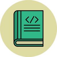 icono de vector de libro