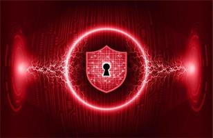 Modern Cybersecurity Technology Background with padlock vector