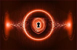 Modern Cybersecurity Technology Background with padlock vector