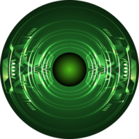 recorte de ojo de tecnología moderna png