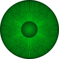 recorte de ojo de tecnología moderna png