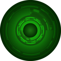 recorte de ojo de tecnología moderna png