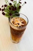 Espresso tonic with ice photo