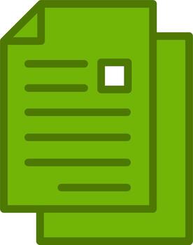 icono de vector de documento