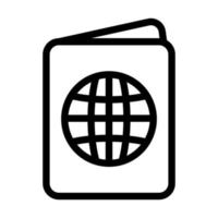 Passport Icon Design vector