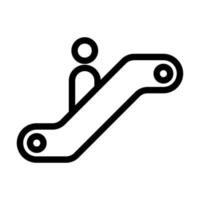 Escalator Icon Design vector