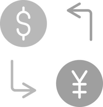 icono de vector de conversión