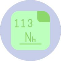 Nihonium Vector Icon