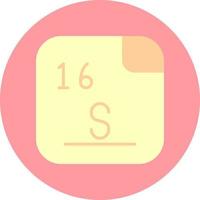 Sulfur Vector Icon